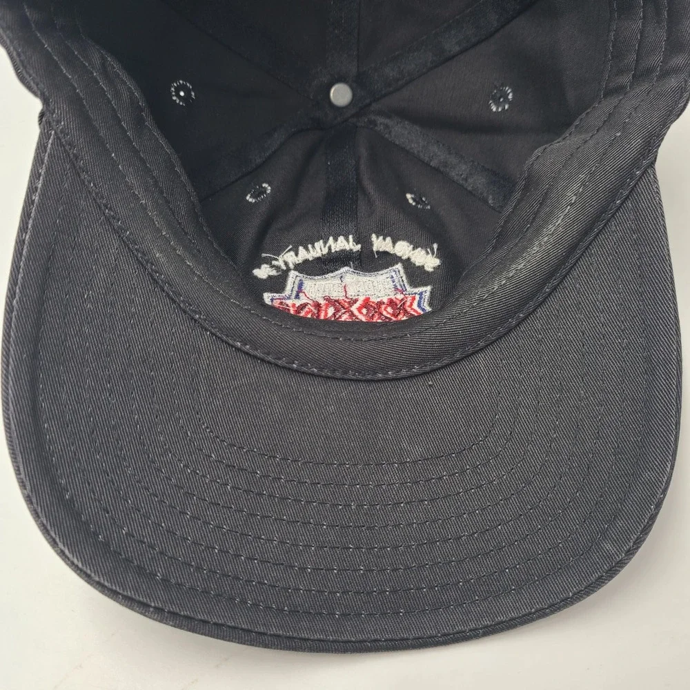 Vintage Super Bowl Hat Strapback Logo‎ Athletic Black NFL XXXIV Atlanta 2000 Men
